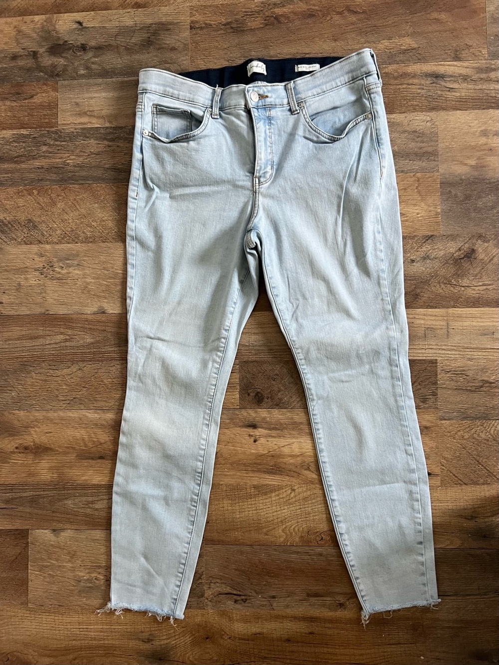 Wonderly Light Blue Ankle Skinny Jeans